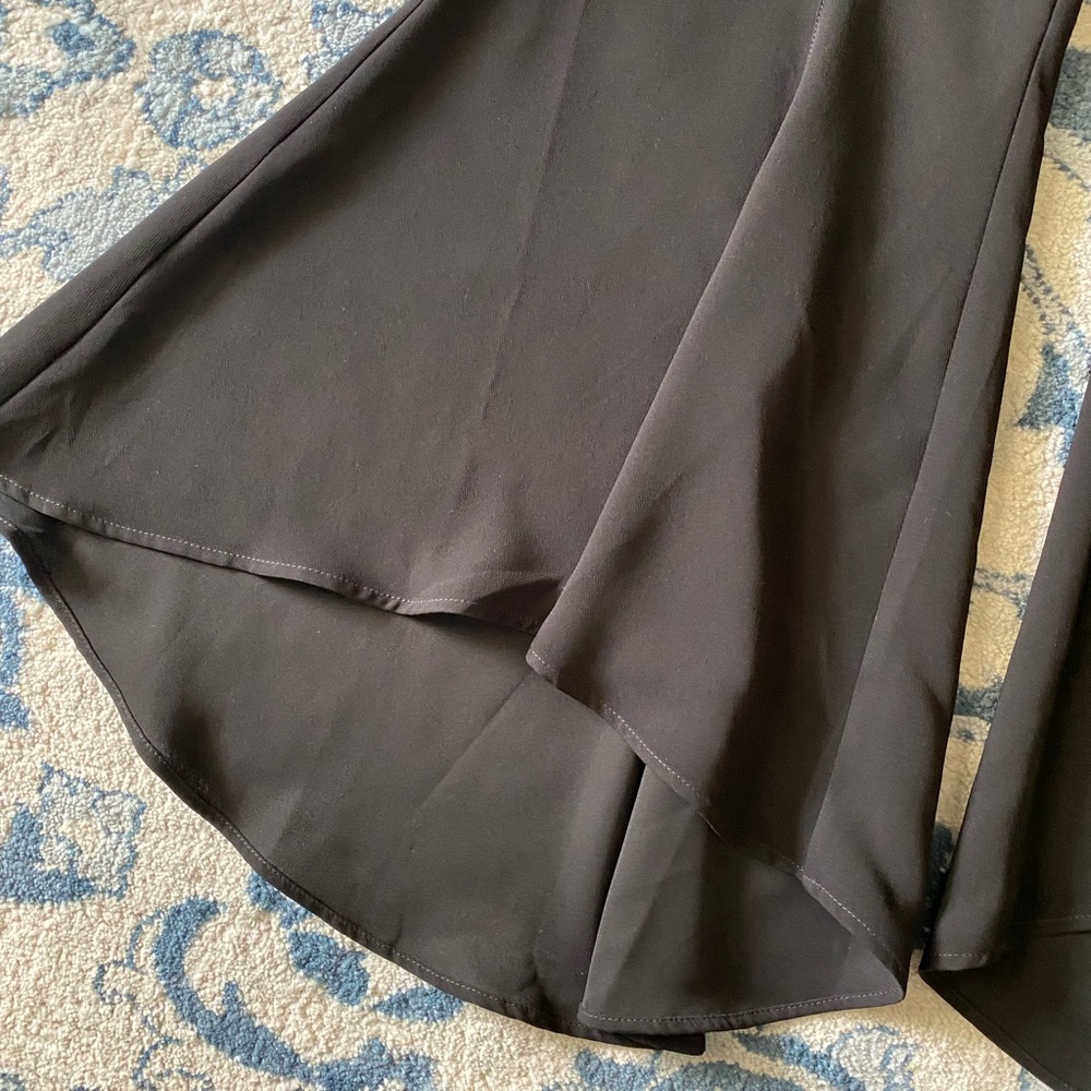 Anthropologie Black Flare Pants - Picture 5 of 10